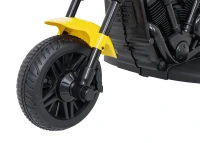 Ramiz PA.XMX-659.ZOL Dětská elektrická motorka 30 W, 6V4.5Ah, LED světlo, melodie, boční kolečka, žlutá