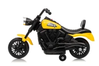 Ramiz PA.XMX-659.ZOL Dětská elektrická motorka 30 W, 6V4.5Ah, LED světlo, melodie, boční kolečka, žlutá