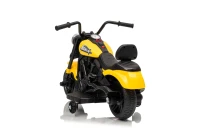 Ramiz PA.XMX-659.ZOL Dětská elektrická motorka 30 W, 6V4.5Ah, LED světlo, melodie, boční kolečka, žlutá