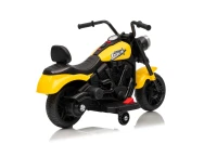 Ramiz PA.XMX-659.ZOL Dětská elektrická motorka 30 W, 6V4.5Ah, LED světlo, melodie, boční kolečka, žlutá
