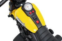 Ramiz PA.XMX-659.ZOL Dětská elektrická motorka 30 W, 6V4.5Ah, LED světlo, melodie, boční kolečka, žlutá