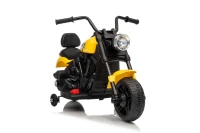 Ramiz PA.XMX-659.ZOL Dětská elektrická motorka 30 W, 6V4.5Ah, LED světlo, melodie, boční kolečka, žlutá