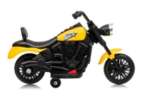 Ramiz PA.XMX-659.ZOL Dětská elektrická motorka 30 W, 6V4.5Ah, LED světlo, melodie, boční kolečka, žlutá