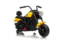 Ramiz PA.XMX-659.ZOL Dětská elektrická motorka 30 W, 6V4.5Ah, LED světlo, melodie, boční kolečka, žlutá