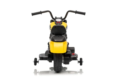 Ramiz PA.XMX-659.ZOL Dětská elektrická motorka 30 W, 6V4.5Ah, LED světlo, melodie, boční kolečka, žlutá