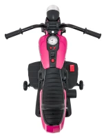 Ramiz PA.XMX-659.ROZ Dětská elektrická motorka 30 W, 6V4.5Ah, LED světlo, melodie, boční kolečka, růžová