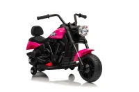 Ramiz PA.XMX-659.ROZ Dětská elektrická motorka 30 W, 6V4.5Ah, LED světlo, melodie, boční kolečka, růžová