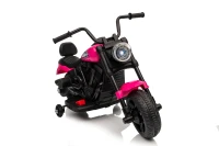 Ramiz PA.XMX-659.ROZ Dětská elektrická motorka 30 W, 6V4.5Ah, LED světlo, melodie, boční kolečka, růžová