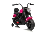 Ramiz PA.XMX-659.ROZ Dětská elektrická motorka 30 W, 6V4.5Ah, LED světlo, melodie, boční kolečka, růžová
