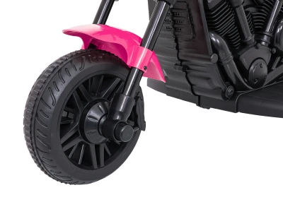 Ramiz PA.XMX-659.ROZ Dětská elektrická motorka 30 W, 6V4.5Ah, LED světlo, melodie, boční kolečka, růžová