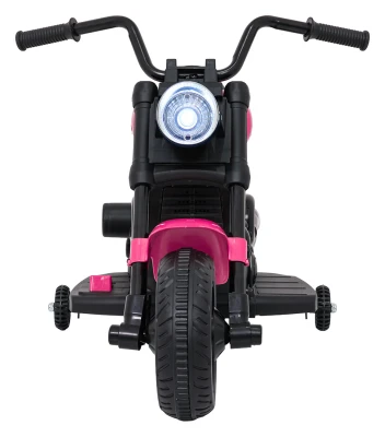 Ramiz PA.XMX-659.ROZ Dětská elektrická motorka 30 W, 6V4.5Ah, LED světlo, melodie, boční kolečka, růžová