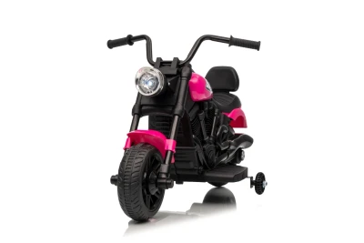 Ramiz PA.XMX-659.ROZ Dětská elektrická motorka 30 W, 6V4.5Ah, LED světlo, melodie, boční kolečka, růžová