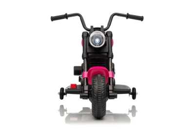 Ramiz PA.XMX-659.ROZ Dětská elektrická motorka 30 W, 6V4.5Ah, LED světlo, melodie, boční kolečka, růžová