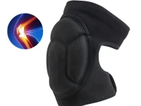 Verk 27317 Chrániče kolen, ergonomické 20 x 50 cm, 2 ks, černé