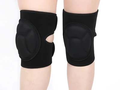 Verk 27317 Chrániče kolen, ergonomické 20 x 50 cm, 2 ks, černé