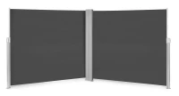 MultiGarden AW-012 Dvojitá bočná markíza 300×300×180 cm, antracitová