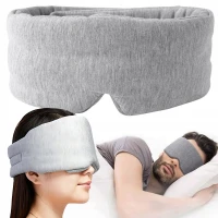 Verk 27474 Spánková maska pre lepší spánok a relaxáciu, čierna