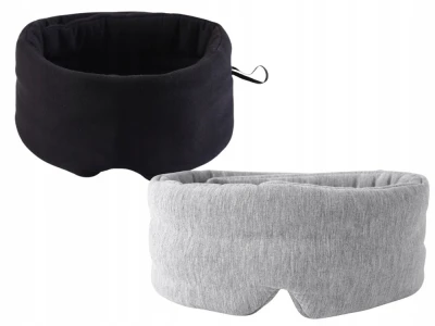 Verk 27474 Spánková maska pre lepší spánok a relaxáciu, čierna