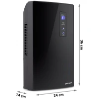 Berdsen BR-20B Odvlhčovač vzduchu s UV čistením, 90 W, 2000 ml, čierny