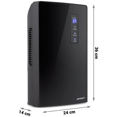 Berdsen BR-20B Odvlhčovač vzduchu s UV čistením, 90 W, 2000 ml, čierny