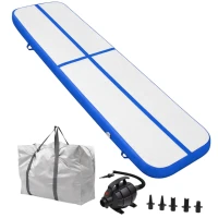 Gordon G1195 Airtrack nafukovací žíněnka 400 x 100 x 10 cm + příslušenství, modrá
