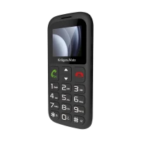 Krüger&Matz KM0923-2G Telefon pro seniory Simple 923, Dual SIM, Bluetooth, černý