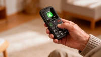 Krüger&Matz KM0923-2G Telefon pro seniory Simple 923, Dual SIM, Bluetooth, černý