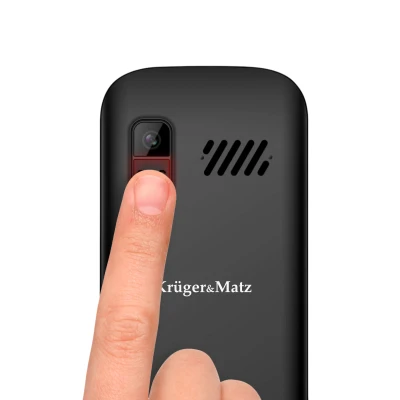 Krüger&Matz KM0923-2G Telefon pro seniory Simple 923, Dual SIM, Bluetooth, černý