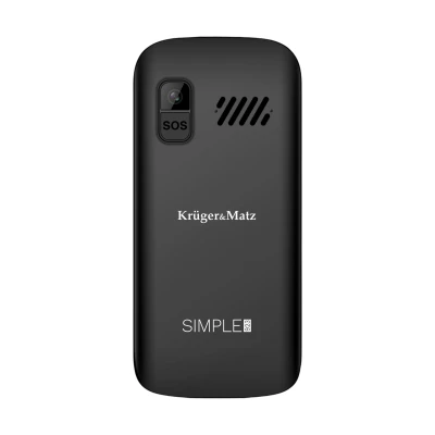 Krüger&Matz KM0923-2G Telefon pro seniory Simple 923, Dual SIM, Bluetooth, černý
