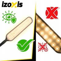 Izoxis 26885 LED stojacie svietidlo 180 cm, stmievateľné, diaľkové ovládanie, čierne
