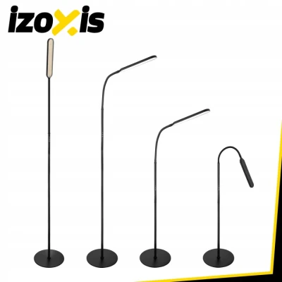 Izoxis 26885 LED stojacie svietidlo 180 cm, stmievateľné, diaľkové ovládanie, čierne