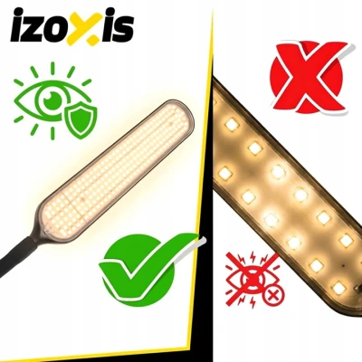 Izoxis 26885 LED stojacie svietidlo 180 cm, stmievateľné, diaľkové ovládanie, čierne