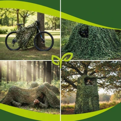 Gardlov 27383 Maskovací síť 2 x 5 m + 100 stahovacích pásků