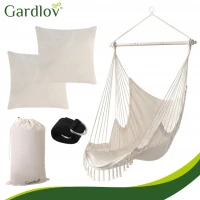 Gardlov 27388 Brazílska závesná hojdačka s vankúšmi 220 x 100 cm, béžová