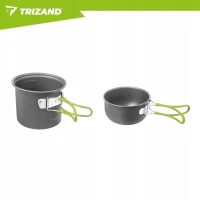 Trizand 27413 Kempingová sada nádobí se skládacími příbory