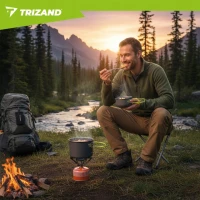 Trizand 27413 Kempingová sada nádobí se skládacími příbory