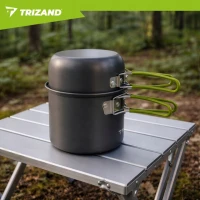 Trizand 27413 Kempingová sada nádobí se skládacími příbory