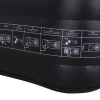 Avenli 24041 Nafukovacia matrac s integrovanou pumpou 196 x 97 x 47 cm, hnedá