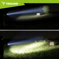 Trizand 26950 Taktická LED svítilna, 800 lm, USB-C, zoom, baterie 5000 mAh