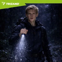 Trizand 26950 Taktická LED svítilna, 800 lm, USB-C, zoom, baterie 5000 mAh