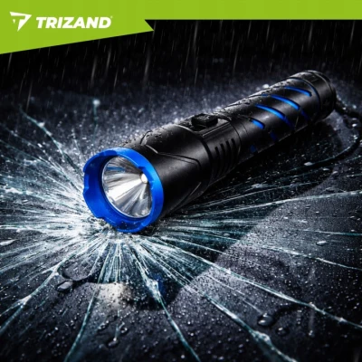 Trizand 26950 Taktická LED svítilna, 800 lm, USB-C, zoom, baterie 5000 mAh