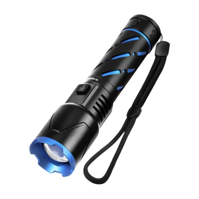 Trizand 26950 Taktická LED svítilna, 800 lm, USB-C, zoom, baterie 5000 mAh