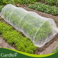 Gardlov 27548 Ochranná sieť na kvetinové záhony proti vtákom a škodcom, 3 x 6 m, biela