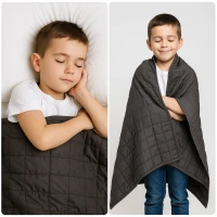 Posteloholici 1270706 Antistresová záťažová deka 3 kg, 90 x 120 cm, sivá