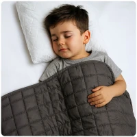 Posteloholici 1270706 Antistresová záťažová deka 3 kg, 90 x 120 cm, sivá