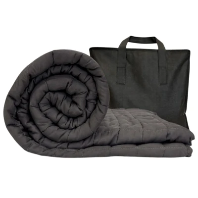 Posteloholici 1270706 Antistresová záťažová deka 3 kg, 90 x 120 cm, sivá