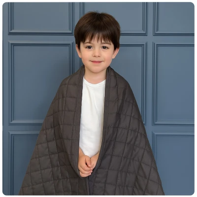 Posteloholici 1270706 Antistresová záťažová deka 3 kg, 90 x 120 cm, sivá