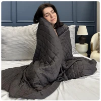 Posteloholici 1270712 Antistresová záťažová deka 12 kg, 200 x 220 cm, sivá