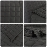 Posteloholici 1270712 Antistresová záťažová deka 12 kg, 200 x 220 cm, sivá