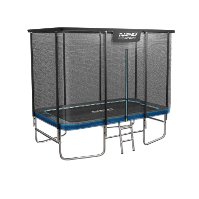 Neo-Sport NS-07X Zahradní trampolína obdélníková 305 x 214 cm, s vnější sítí a žebříkem